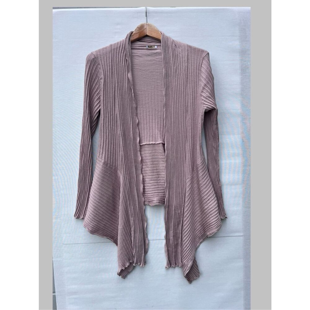 Lisanza Women Open Front Wool & Silk Size V